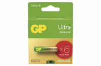 GP alkalická baterie ULTRA AAA (LR03) 6pack