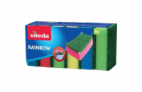 Vileda 173856 Pěnová houbička na nádobí Rainbow 6 ks