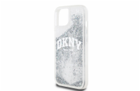 DKNY Liquid Glitter Arch Logo Zadní Kryt pro iPhone 15 Transparent