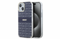 DKNY PC/TPU Repeat Pattern Tonal Stripe Magsafe Zadní Kryt pro iPhone 14 Blue