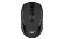 Acer Wireless mouse MX202 Black - RF 2.4 GHz dongle,1000/1200/1600dpi,6 tlačítek,54g (bez baterií), retail pack