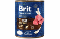 Brit Premium by Nature Beef with Tripes 800g konzerva pro psy