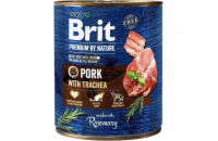 Brit Premium by Nature Pork with Trachea 800g konzerva pro psy