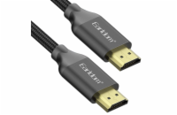 DeTech Kabel Earldom ET-W26 HDMI - HDMI, 4K, 3m - Černá Je spolehlivým spojením mezi vaším zařízením a televizorem, monitorem nebo projekčním zařízením. S délkou 3 metry poskytuje dostatek prostoru p