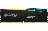 KINGSTON DIMM DDR5 16GB 6000MT/s CL36 FURY Beast RGB Černá EXPO