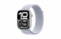 Apple Watch S10 Cell/42mm/Silver/Sport Band/Blue Cloud