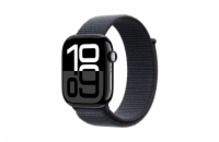 Apple Watch S10 Cell/42mm/Jet Black/Sport Band/Ink