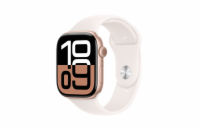 Apple Watch S10/46mm/Rose Gold/Sport Band/Light Blush/-M/L