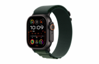 Apple Watch Ultra 2 49mm Černý titan s tmavě zeleným alpským tahem - L