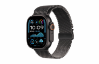 Apple Watch Ultra 2 GPS + Cellular 49mm Black Titanium Case with Black Titanium Milanese Loop - M (MX5U3CS/A)