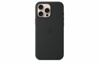 iPhone 16 Pro Max Silicone Case with MS - Black