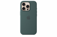 iPhone 16 Pro Silicone Case with MS - Lake Green