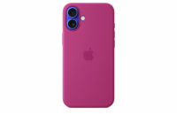 iPhone 16 Plus Silicone Case with MS - Fuchsia