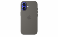 iPhone 16 Silicone Case with MS - Stone Gray