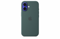 iPhone 16 Silicone Case with MS - Lake Green