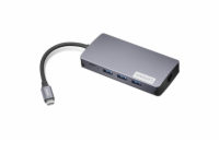 Lenovo Dock CONS - Lenovo 150 - USB-C Travel (100W max), 1x USB-C, 3x USB-A, 1x HDMI, 1x VGA, 1x RJ45, 1x TF/SD čtečka