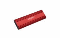 PATRIOT TRANSPORTER Lite 4TB Portable SSD / USB 3.2 Gen2 / USB-C / externí / hliníkové tělo / červený