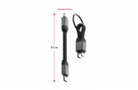 SWISSTEN MAGNETICKÝ KEYCHAIN KABEL USB-C / LIGHTNING 9,7 CM