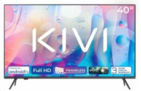 KIVI - 40 , FHD, Android TV 11, Černá,, 1920x1080, 60 Hz, rep. 2x8W, 37 kWh/1000h , BT5, HDMI 3x, USB 2x