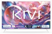 KIVI - 55 , UHD, Android TV 11, Bílá, 3840x2160, 60 Hz, rep. 2x12W, 76 kWh/1000h , BT5.1, HDMI 4x, USB 2x