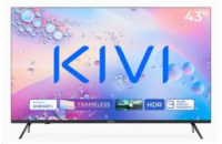 KIVI - 43 , UHD, Android TV 11, Černá, 3840x2160, 60 Hz, rep. 2x12W, 50 kWh/1000h , BT5.1, HDMI 4x, USB 2x