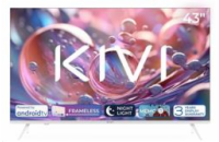 KIVI - 43 , UHD, Android TV 11, Bílá, 3840x2160, 60 Hz, rep. 2x12W, 50 kWh/1000h , BT5.1, HDMI 4x, USB 2x