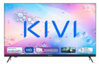 KIVI - 32 , HD, AndroidTV 11, Černá, 1366x768, 60 Hz, rep.2x8W, 26 kWh/1000h , HDMI 3x, USB 2x,