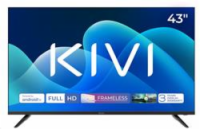 KIVI - 43 , UHD, Google Android TV, Black, 3840x2160, 60 Hz, , 2x10W, 53 kWh/1000h , BT5, HDMI ports 4