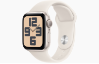 Apple Watch SE/40mm/Starlight/Sport Band/Starlight/-S/M