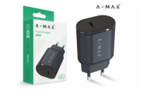 Aligator síťová nabíječka A-MAX PD 20W USB-C černá