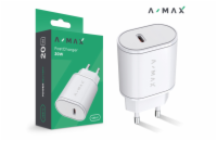 Aligator síťová nabíječka A-MAX PD 20W USB-C bílá