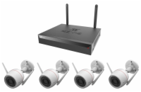 EZVIZ H3C 2K+ Wi-Fi KIT/ bullet/ 4Mpix/ 1x NVR CS-X5S-R100-8W/ 4x IP kamera H3C 2K+/ HDMI/ VGA/ Wi-Fi/ LAN