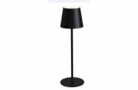 PLATINET TABLE RESTAURANT LAMP WATERPROOF IP44 REGULATION RECHARGABLE BLACK