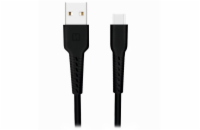 Swissten datový kabel usb / usb-c 1,0 m černý