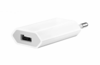 Apple USB Originální napájecí adaptér 5W + kabel Lightning Originální nabíjecí adaptér Apple MD813ZM/A s USB portem je určen pro napájení ze sítě. Po připojení datového kabelu s ním lze nabíjet telef