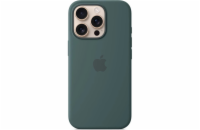 iPhone 16 Pro Max Silicone Case with MS - Lake Gre