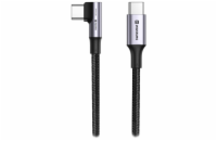 Swissten datový kabel usb-c/usb-c 5a (100w) pro notebooky 2 m černý