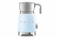 BAZAR - Smeg MFF11PBEU napěňovač mléka, 500 W, 600 ml, horká čokoláda / mléko, lehká pěna, pastelově modrý - opraveno