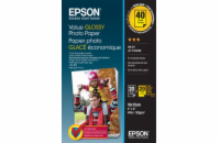 EPSON paper 10x15 - 183g/m2 - 2x20 sheets - value glossy photo paper