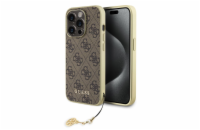 Guess 4G Charm Zadní Kryt pro iPhone 15 Pro Brown Prémiový zadní kryt Guess 4G Charm se vyznačuje elegantním, charakteristickým 4G vzorem, doplněným o zlaté logo GUESS. Kryt je vyrobený z lehkého a o