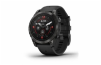 Garmin Epix Pro Sapphire 47 mm - Carbon Gray DLC titanium with black silicone band, EU