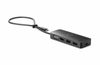 Cestovní replikátor portů HP USB-C G2 HP USB-C Travel Hub G2 rozšiřuje USB-C port notebooku o dva USB porty pro připojení vašeho příslušenství a HDMI nebo VGA výstup pro externí displej. PN: 235N8AA#