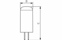 LED žárovka PHILIPS, G4 1,7W 827 CorePro - LEDcapsule LV -  LED-lamp/Multi-LED -  Spotřeba energie: 1.7 W -  Třída energetické účinnosti: F