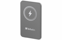 VERBATIM Powerbanka Charge  n  Go, Magnetická, 5000 mAh, USB-C, Šedá