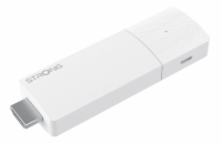 STRONG 4K Google TV stick LEAP-AIR/ 4K Ultra HD/ H.265/ HDMI/ micro USB/ BT/ Wi-Fi/ Chromecast/ NETFLIX/ Google TV/ bílý