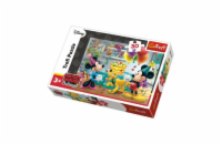 Puzzle TREFL Mickey a Minnie slaví narozeniny 30 dílků