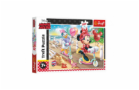 Puzzle TREFL Minnie na pláži 200 dílků