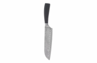 Nůž kuchyňský ORION damašková ocel/pakka Santoku 18,5cm