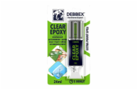 Lepidlo DEBBEX CLEAR EPOXY rychletuhnoucí 24ml