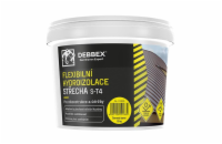 Flexibilní hydroizolace STŘECHA S-T4 DEBBEX černá 5kg